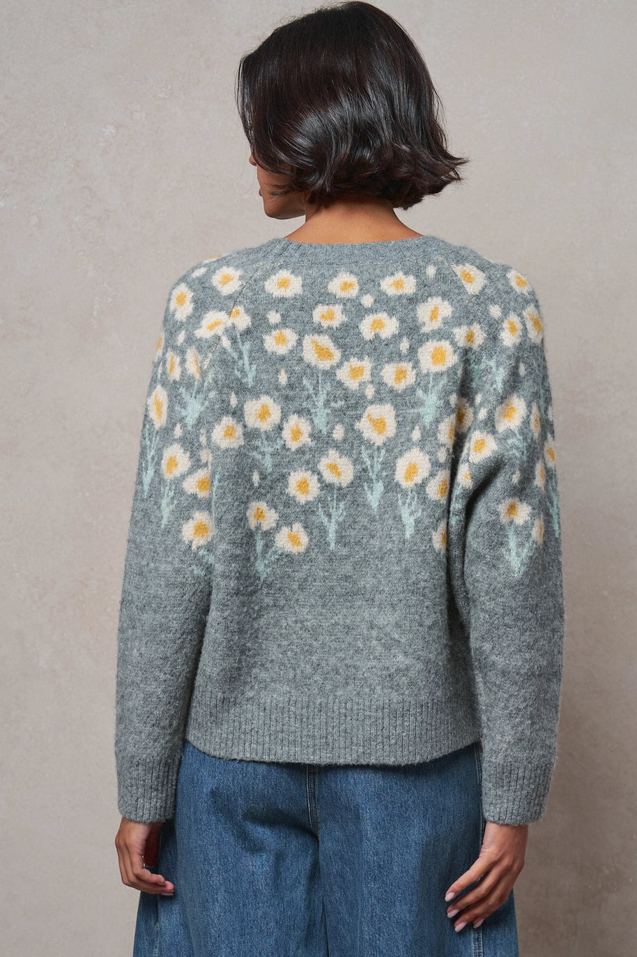 Daisy Embossed Sweater