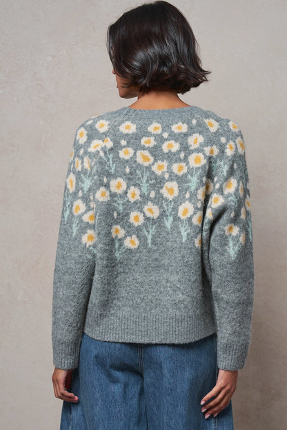 Daisy Embossed Sweater