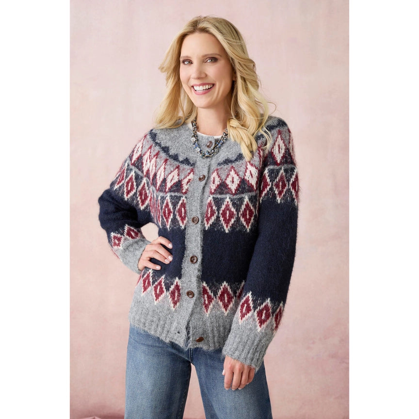 Kuna Button Front Cardigan