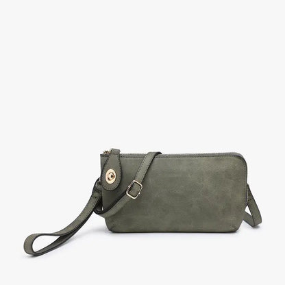 Kendall Vegan Suede Crossbody/Wristlet