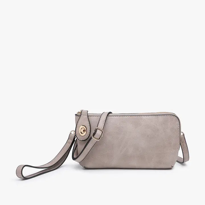 Kendall Vegan Suede Crossbody/Wristlet