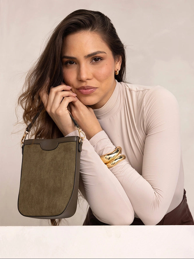 Myla Vegan Suede Crossbody
