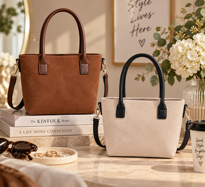 Liana Vegan Suede Mini-Tote