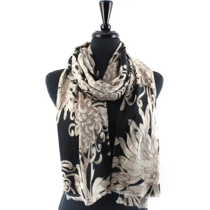 Floral Scroll Scarf