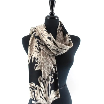 Floral Scroll Scarf