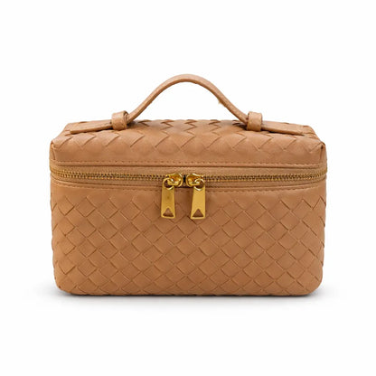 Top Handle Woven Crossbody