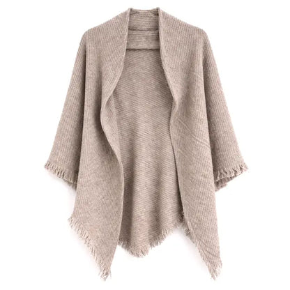 Wool-Blend Triangle Wrap