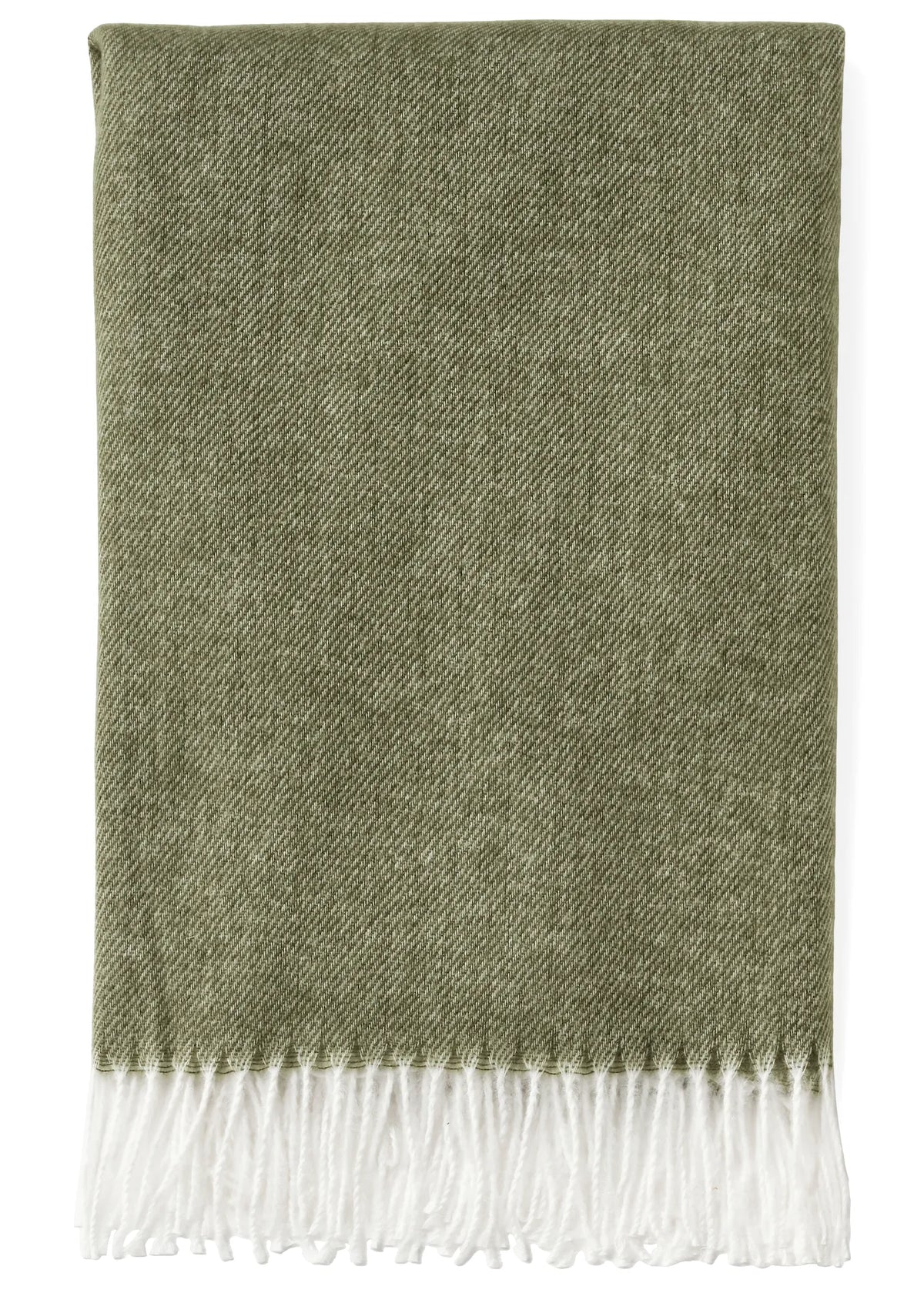Textured Fringe Throw Blanket
