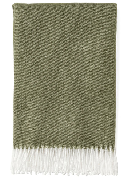 Textured Fringe Throw Blanket