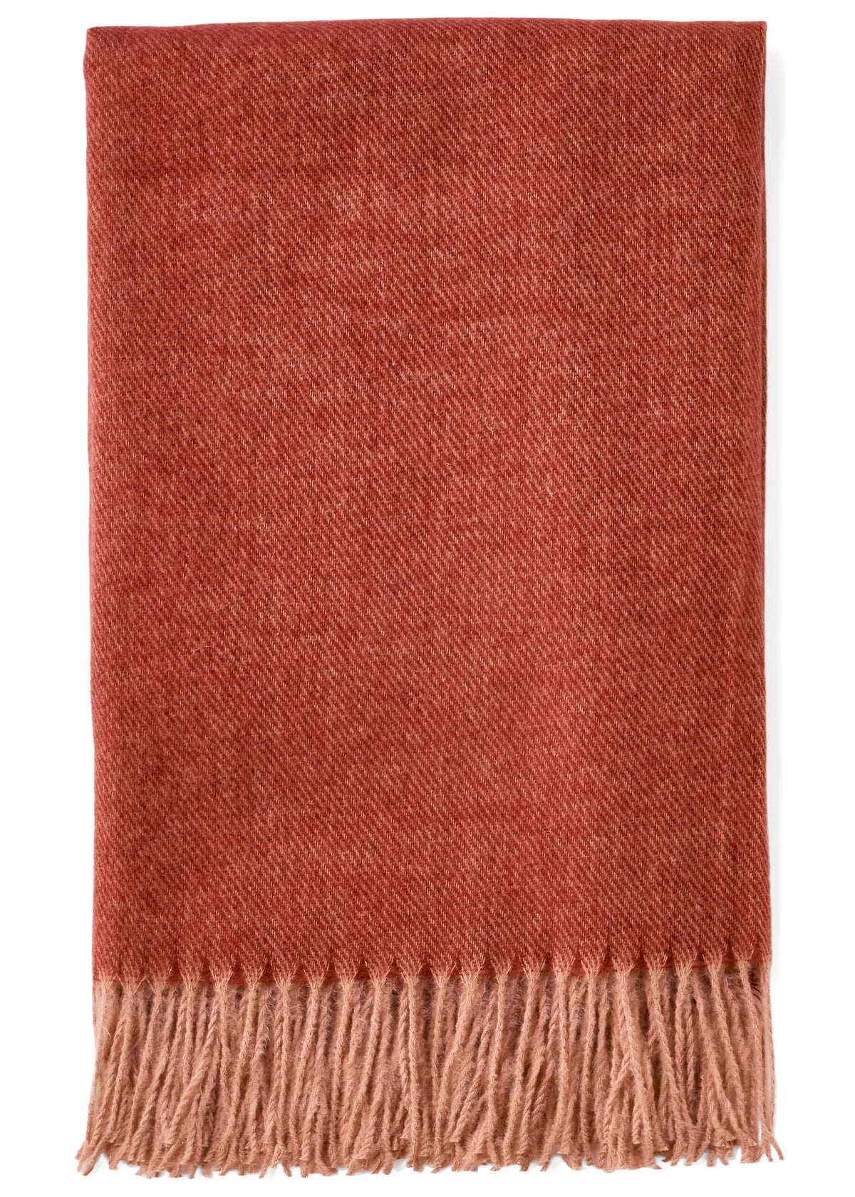 Textured Fringe Throw Blanket