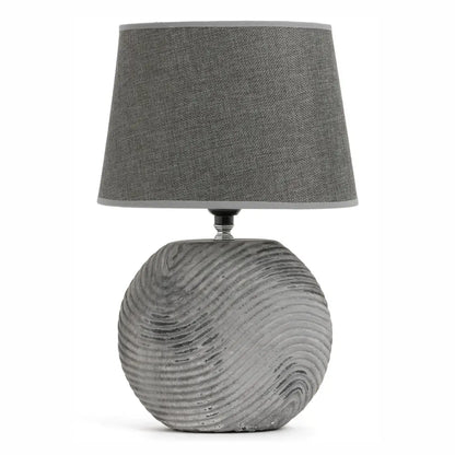 Charcoal Ceramic Table Lamp