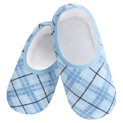 Snoozies 'Blue Plaid' Skinnies