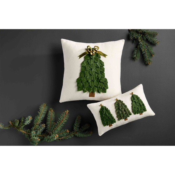 Velvet Ribbon Tree Pillow