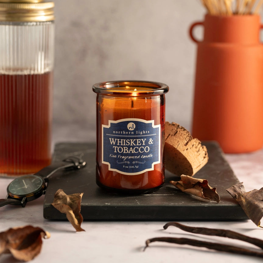 Whiskey & Tobacco Candle - 5oz