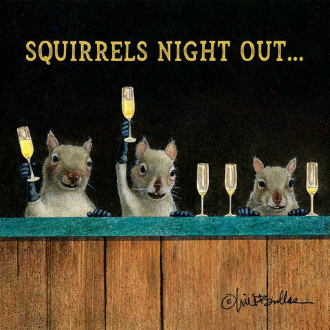 Squirrel Beverage Napkins