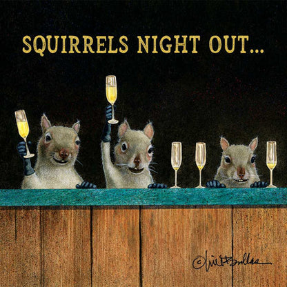 Squirrel Beverage Napkins