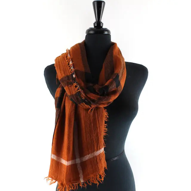 Autumn Plaid Scarf