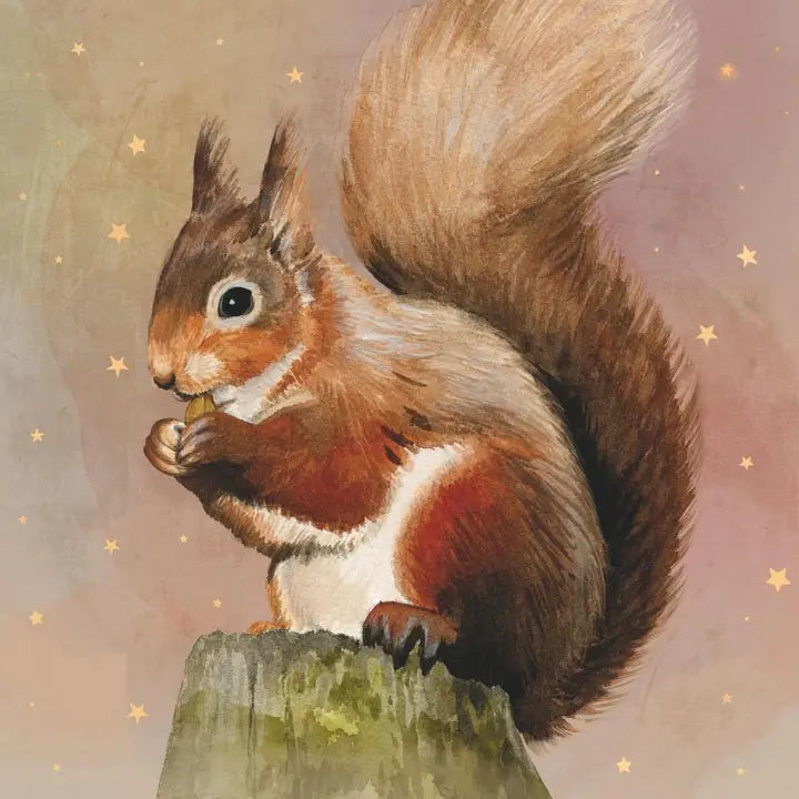 Judy Squirrel Napkins - 10x10