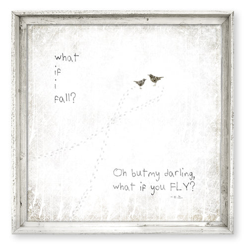 What If I Fall...Framed Art