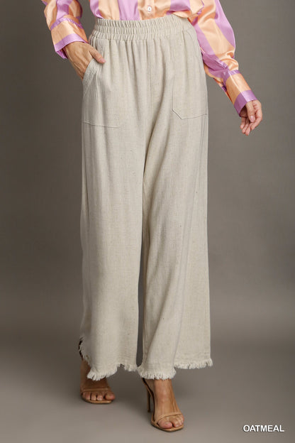 Linen Wide Leg Pant