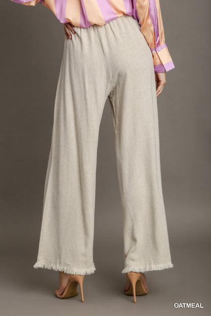 Linen Wide Leg Pant